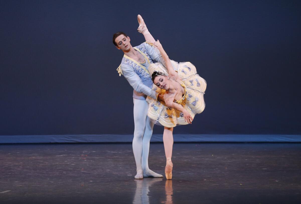 L.A. Ballet's ambitious all-Balanchine program leads to missteps